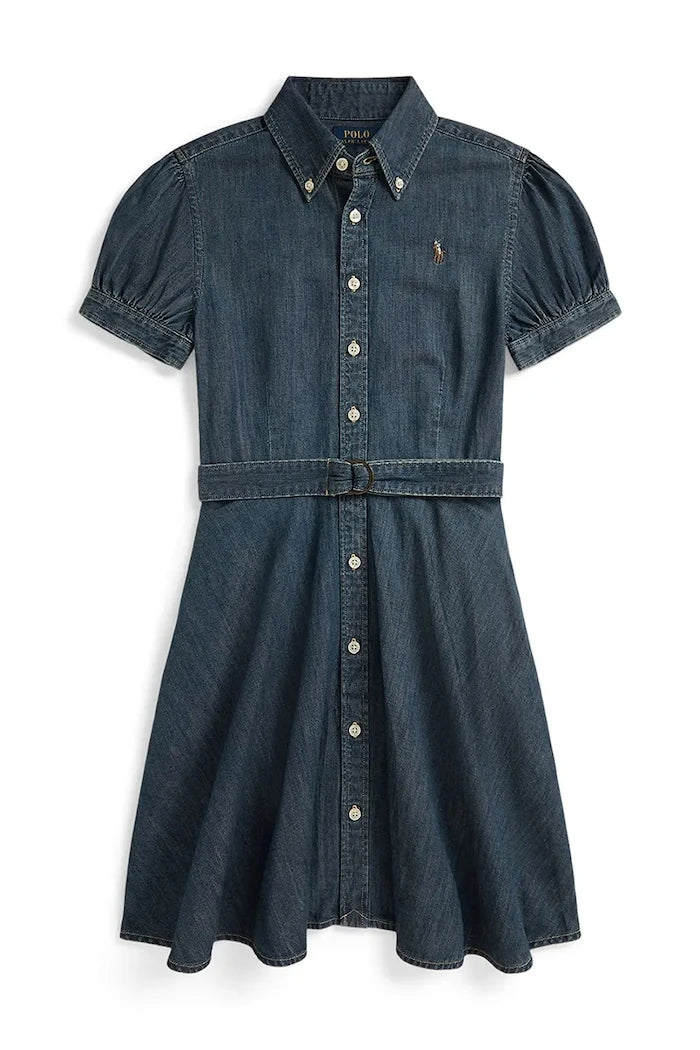 Polo Ralph Lauren Vestido de algodón para niña