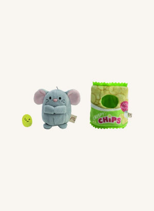 Nici - His Cips Kostümlü Nibbli Peluş Oyuncak | Gri