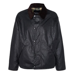 Barbour - Transport Wax Bone Jacke | Schwarz