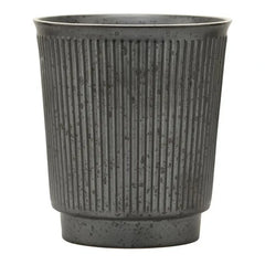 House Doctor - Berica Ceramic Cup | Black