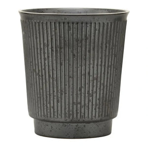 House Doctor - Berica Ceramic Cup | Black