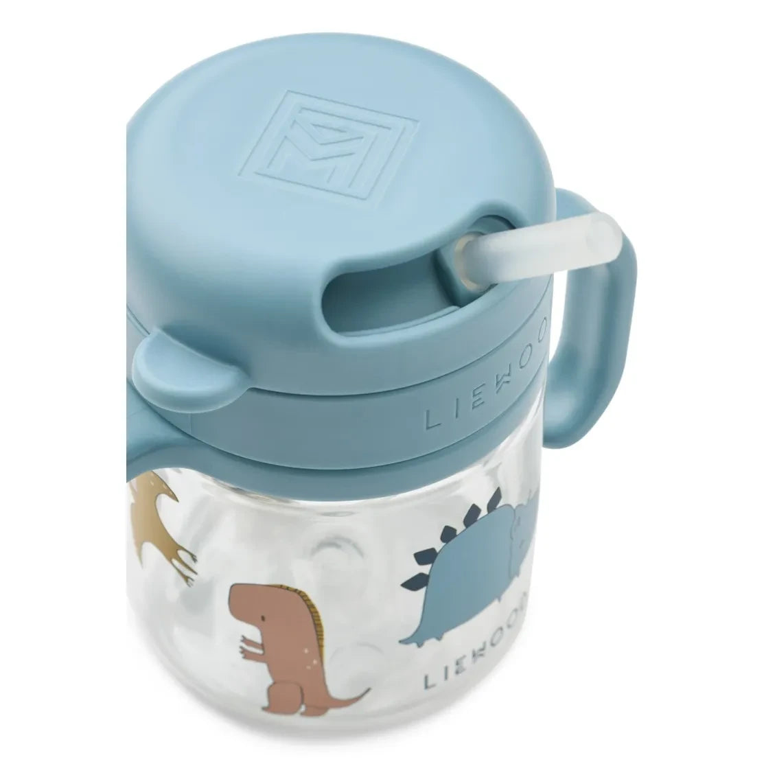 Liewood - Kai Tritan Cup with Straw | Dino roar/Sandy