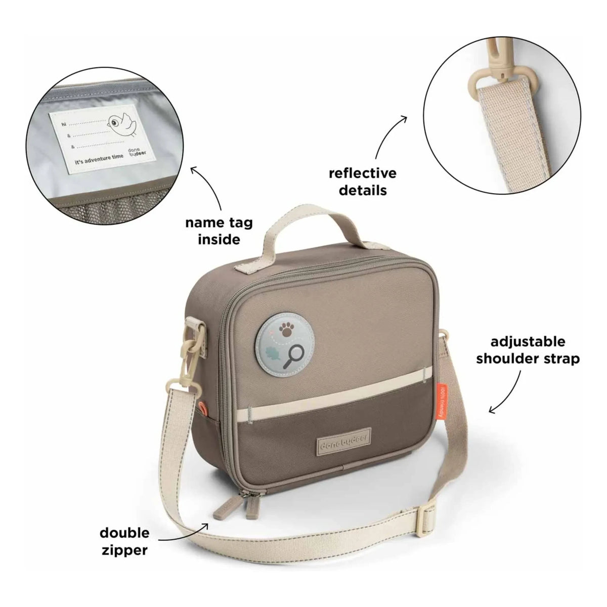 Done by deer - Trails cooler bag | Brown