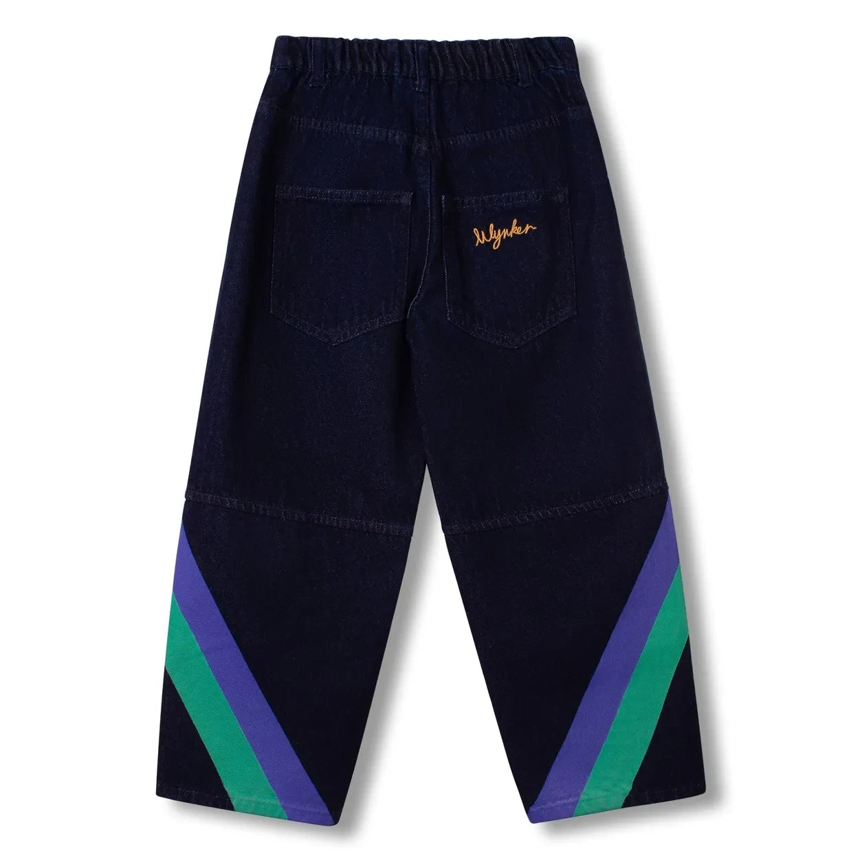 Wynken - Jeans a rayas | Verde