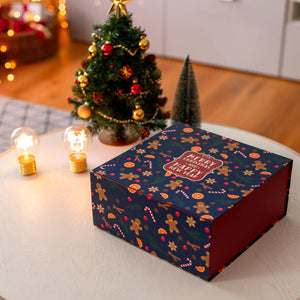 Legami - Medium Noel Gift Box - Gingerbread - Retail Box