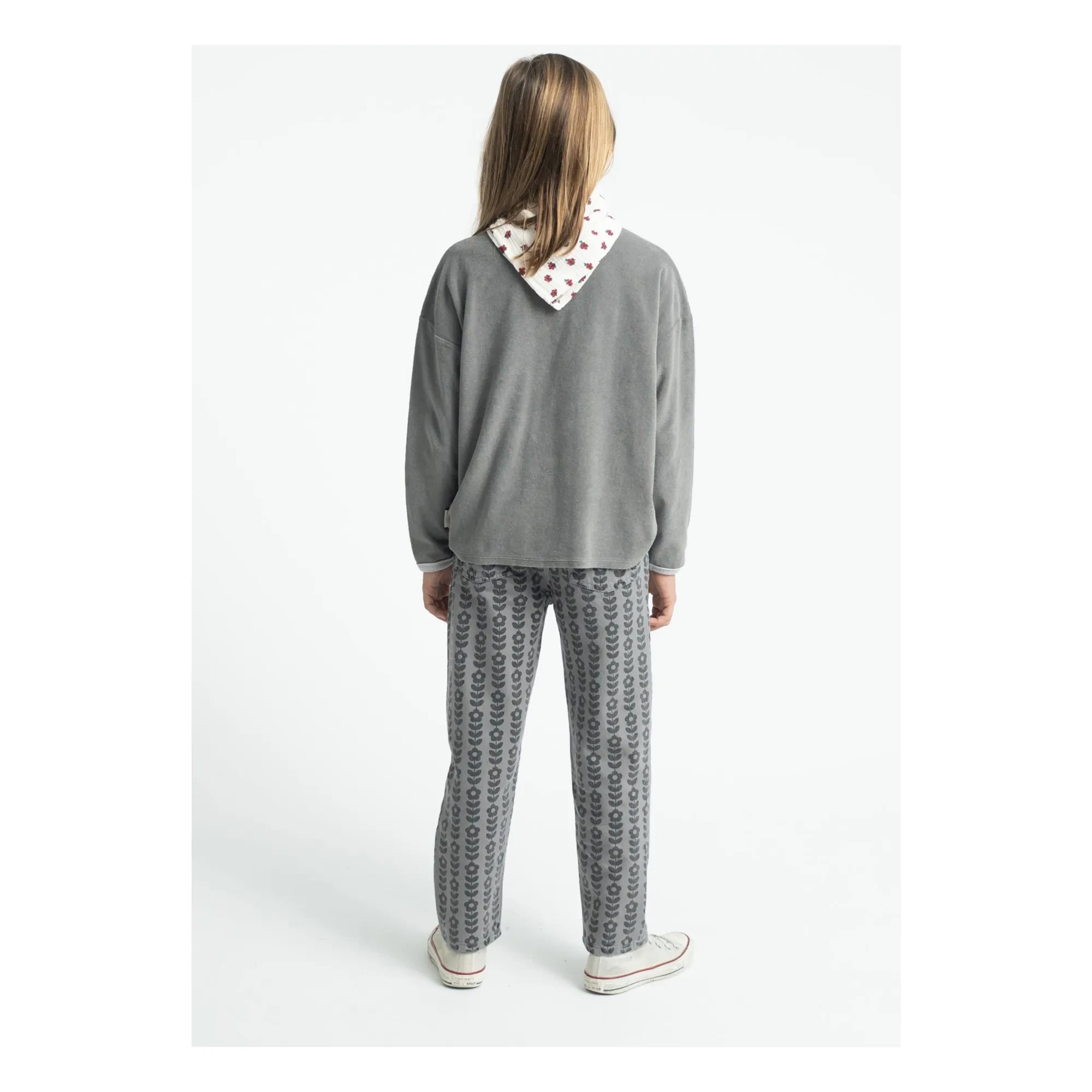 Piupiuchick - School Trip organik pamuklu havlu T-shirt | Gri