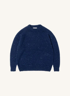 Origin Knitwear - Raglan Kalın Yün Kazak | Koyu Mavi