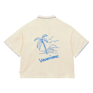 a.p - Vacaciones camisa de algodón | Crudo