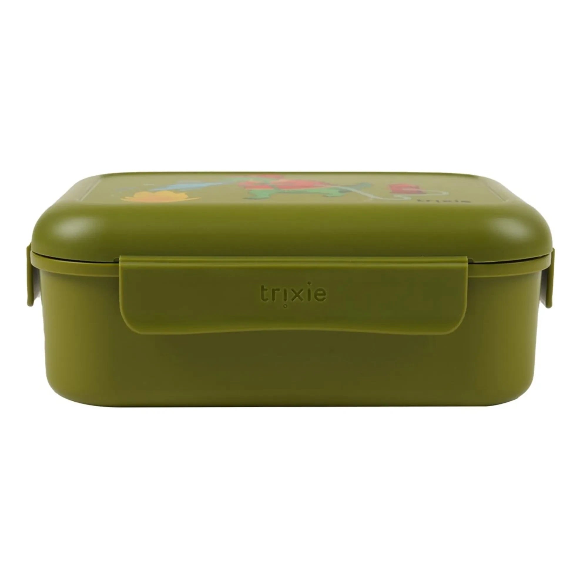 Trixie - Lunch Box Clips Fireman Mr. Dino | Green