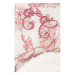 Tartine et Chocolat - Toile de Jouy Mama Bib | Peach