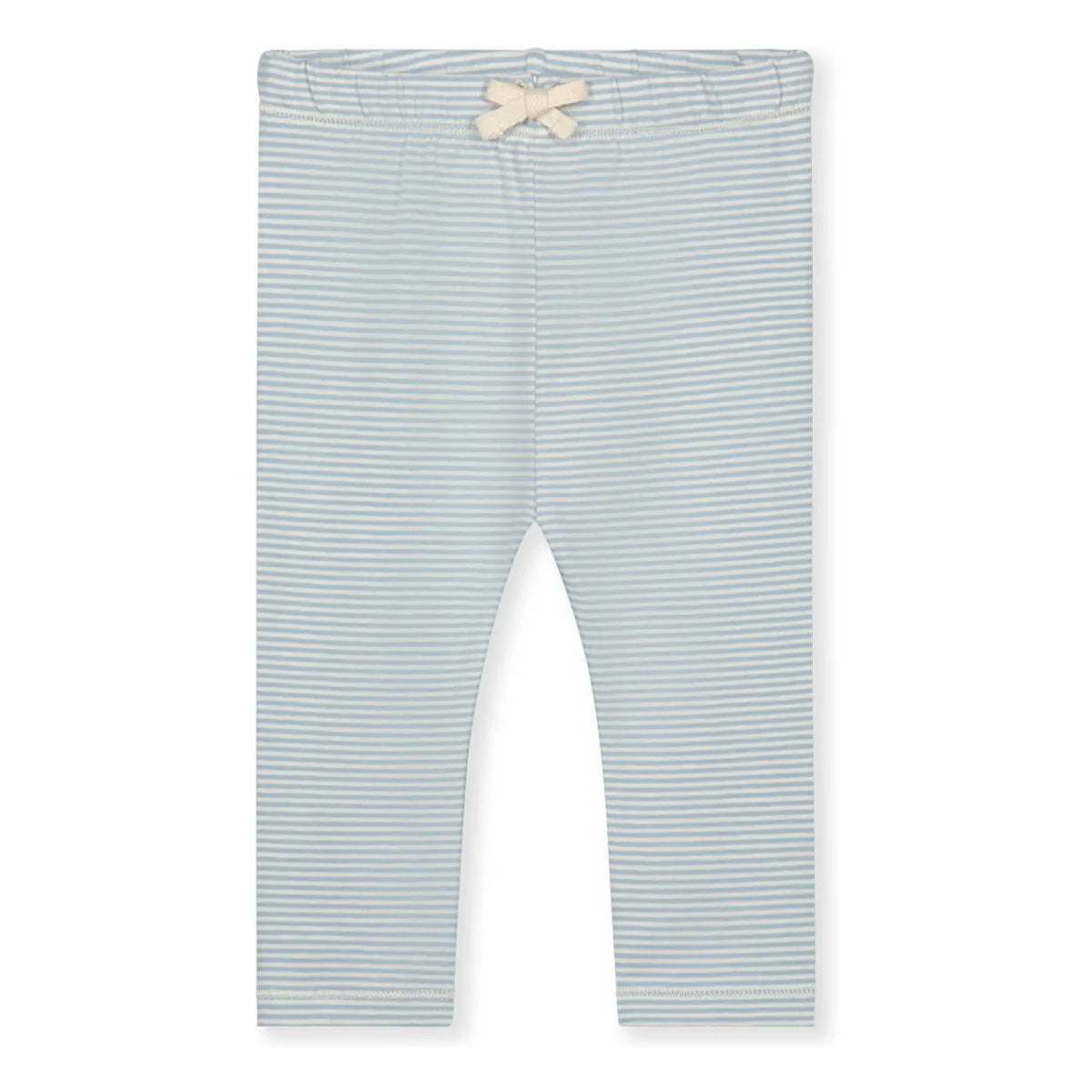Gray Label - Mallas de bebé de algodón orgánico a rayas | Azul claro