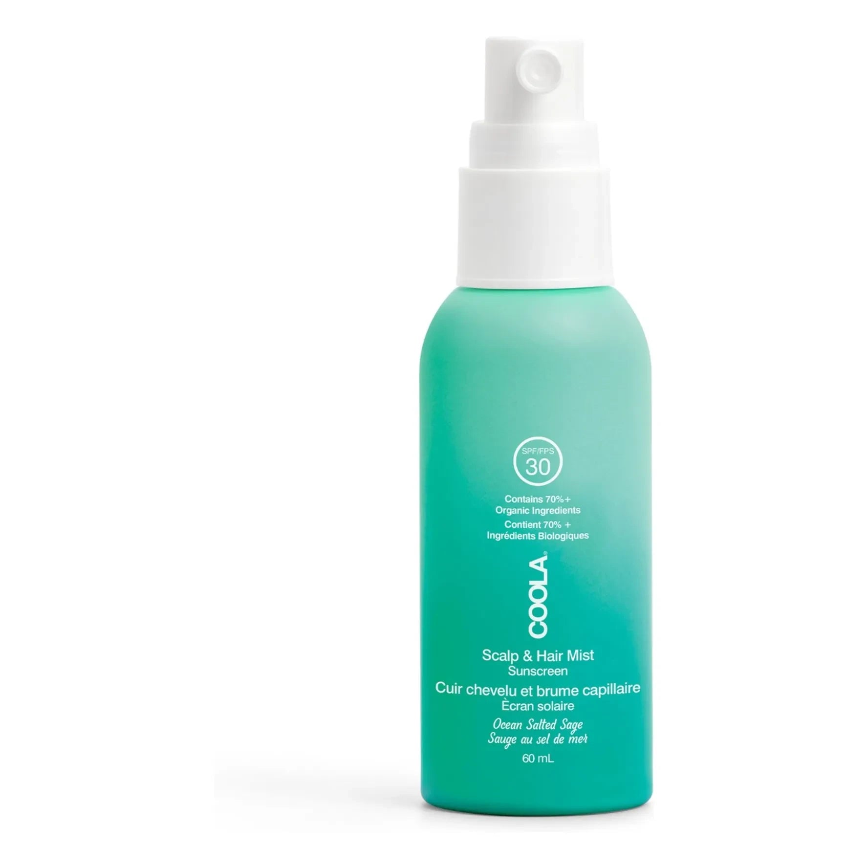Coola - Spray solar SPF30 para cabello y cuero cabelludo - 60 ml