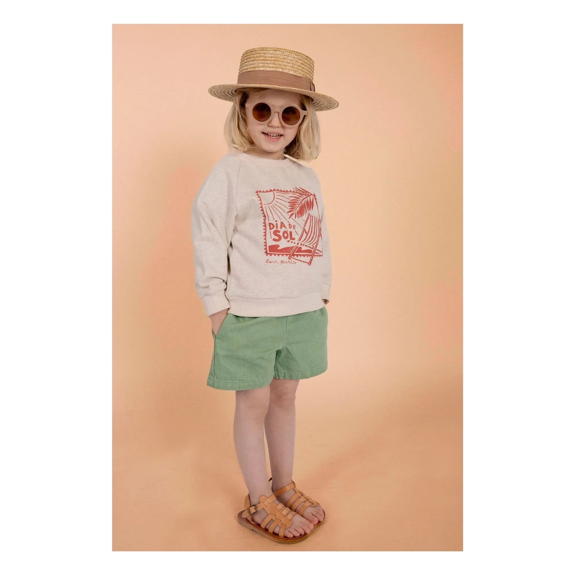 Loir - Sweat Dia Del Sol Chiné | Ekru