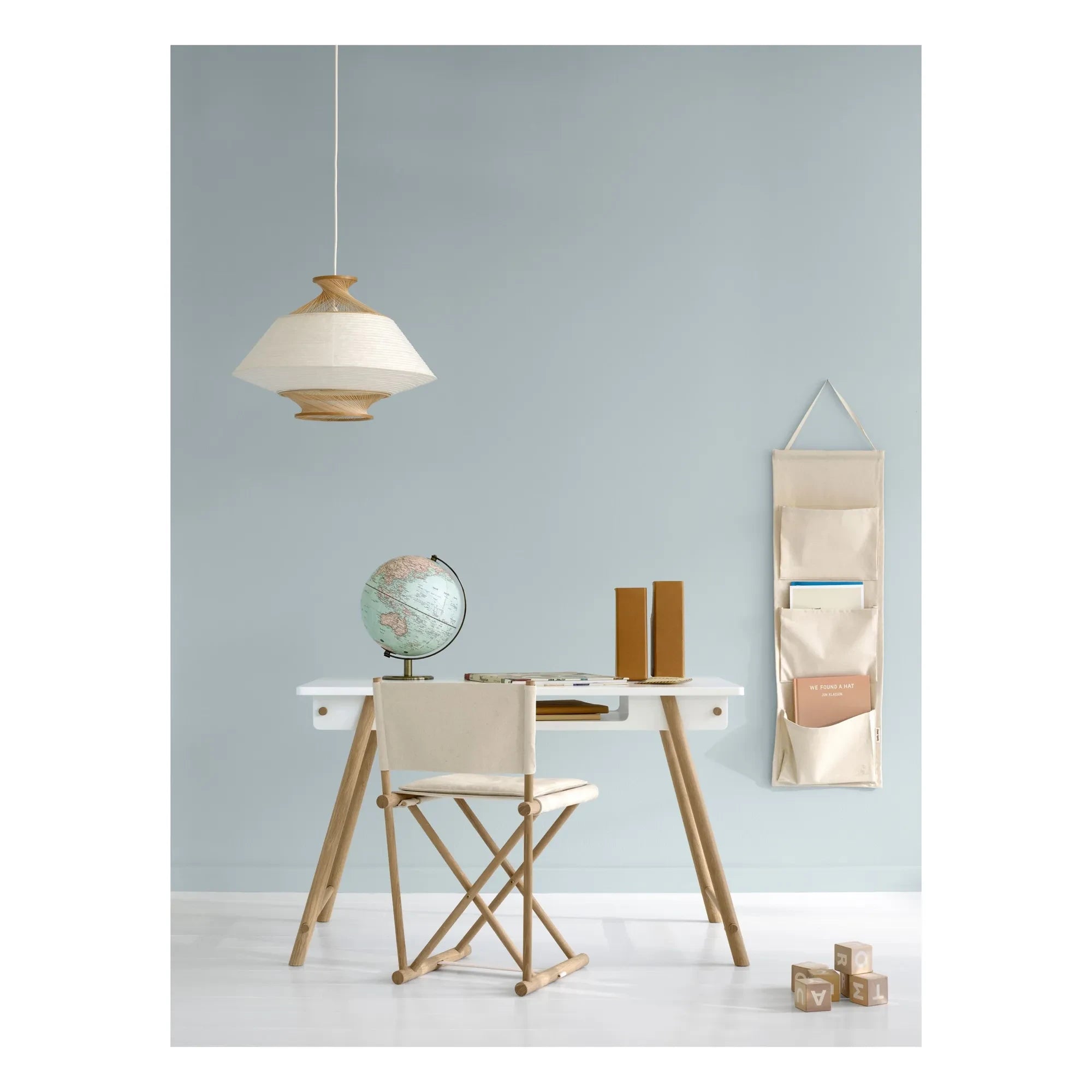 Oliver Furniture - Meşe ve kanvastan çocuk sandalyesi