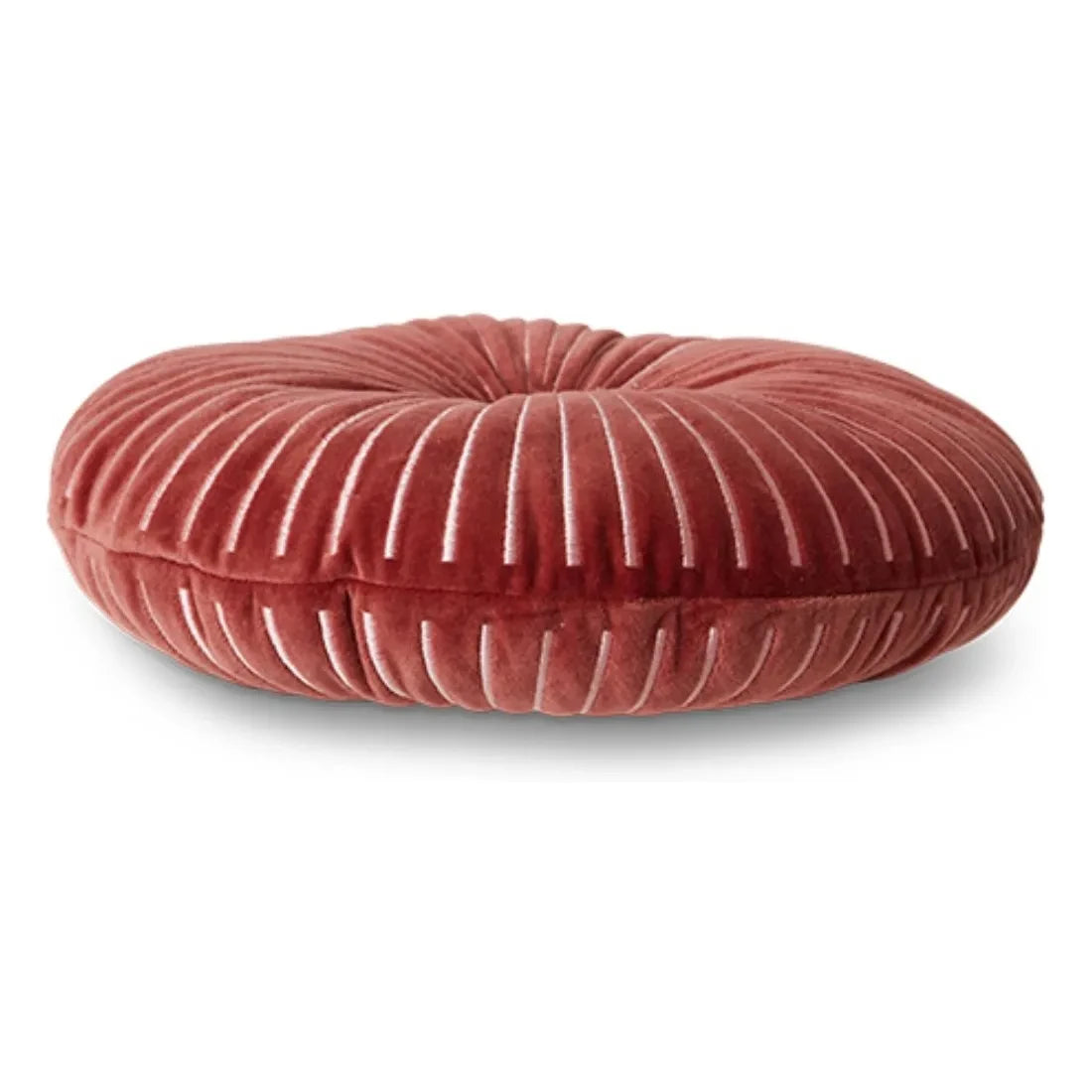 HKliving - Ripple Samtkissen | Rosa