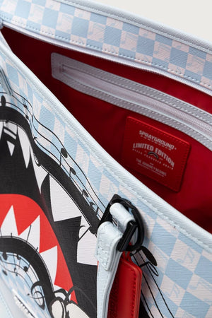Sprayground - Snoopy Mavi Suni Deri Kadın Omuz Çantası 910T9456NSZ