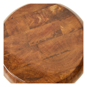 HKliving - Holzhocker | Walnuss