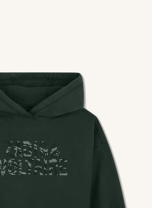 Zadig & Voltaire - Organik Pamuklu Simli Kapüşonlu Üst | Siyah