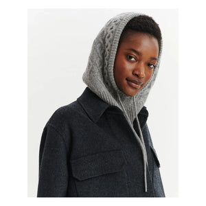Bompard - Twisted Cashmere Balaclava | Grey