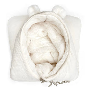 Babyshower - Teddy angel nest | Fildişi