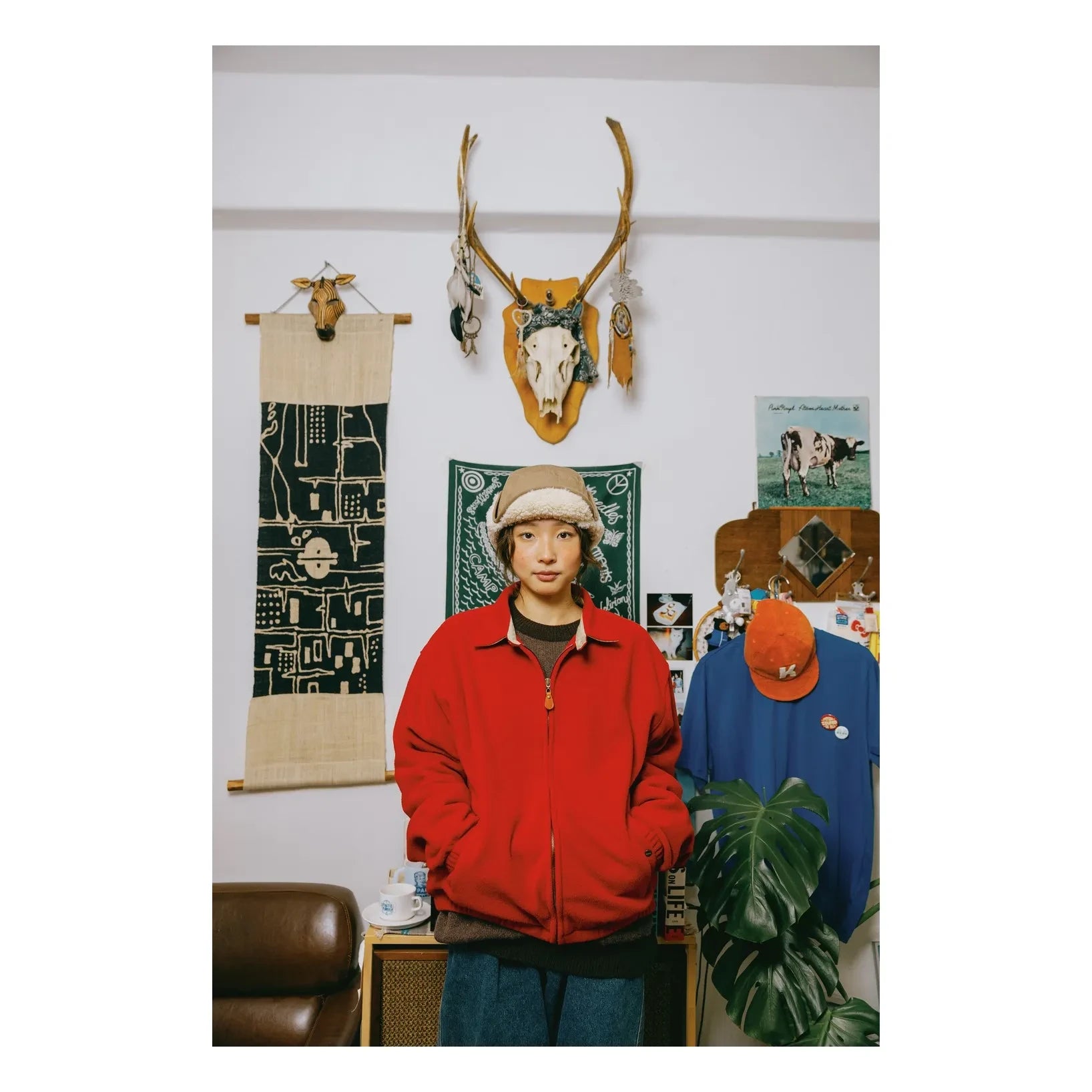 Kappy - Ushanka de doble cara de tela Ripstop | Beige