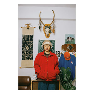 Kappy - Ushanka de doble cara de tela Ripstop | Beige