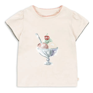 Konges Sløjd - Camiseta de algodón orgánico Famo Glace | Crudo