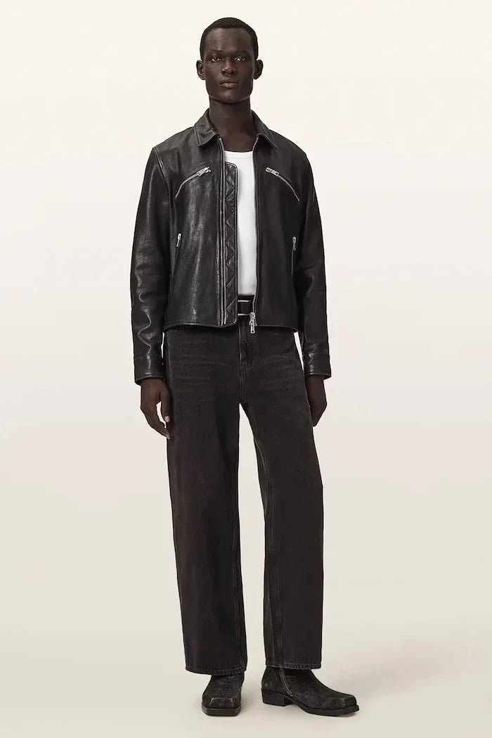 Chaqueta de cuero para hombre AllSaints VERDI