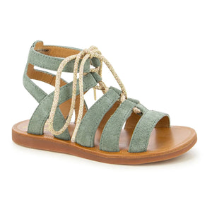 Sandalias Pom d'Api - Plagette Guily con correas | Gris