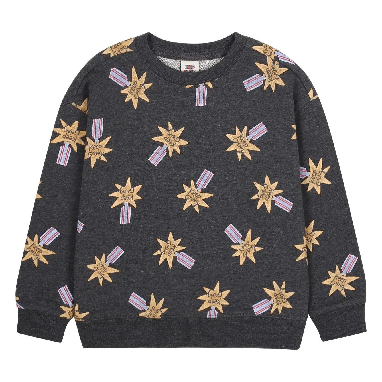 Jelly Mallow - "Keep Going" Sweatshirt | Kömür grisi