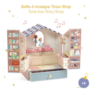 Djeco - Schmuckkästchen Tinou Shop | Rosa