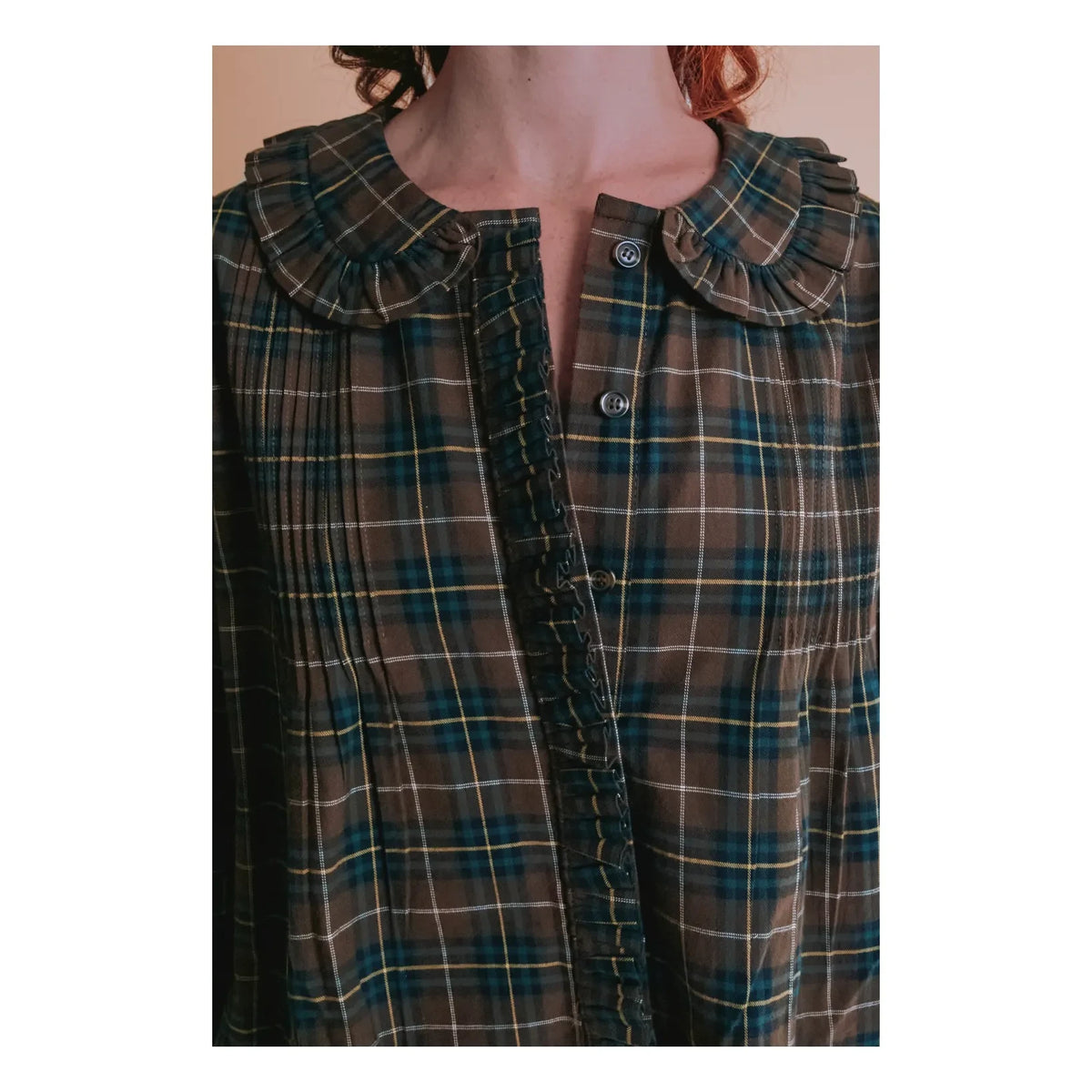 Emile et Ida - Eboto Flanel Bluz | Kahverengi