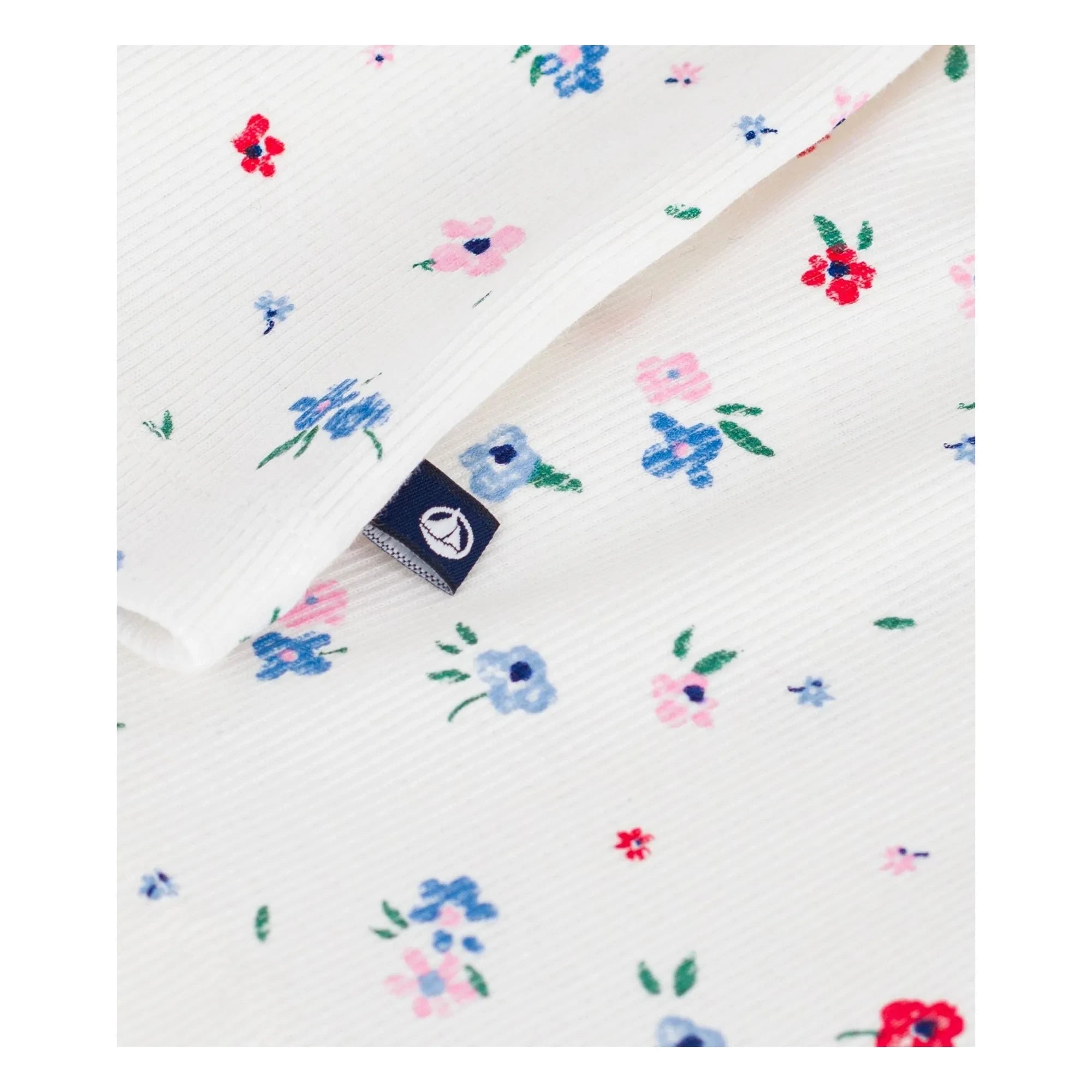 Petit Bateau - Geripptes T-Shirt | Weiß