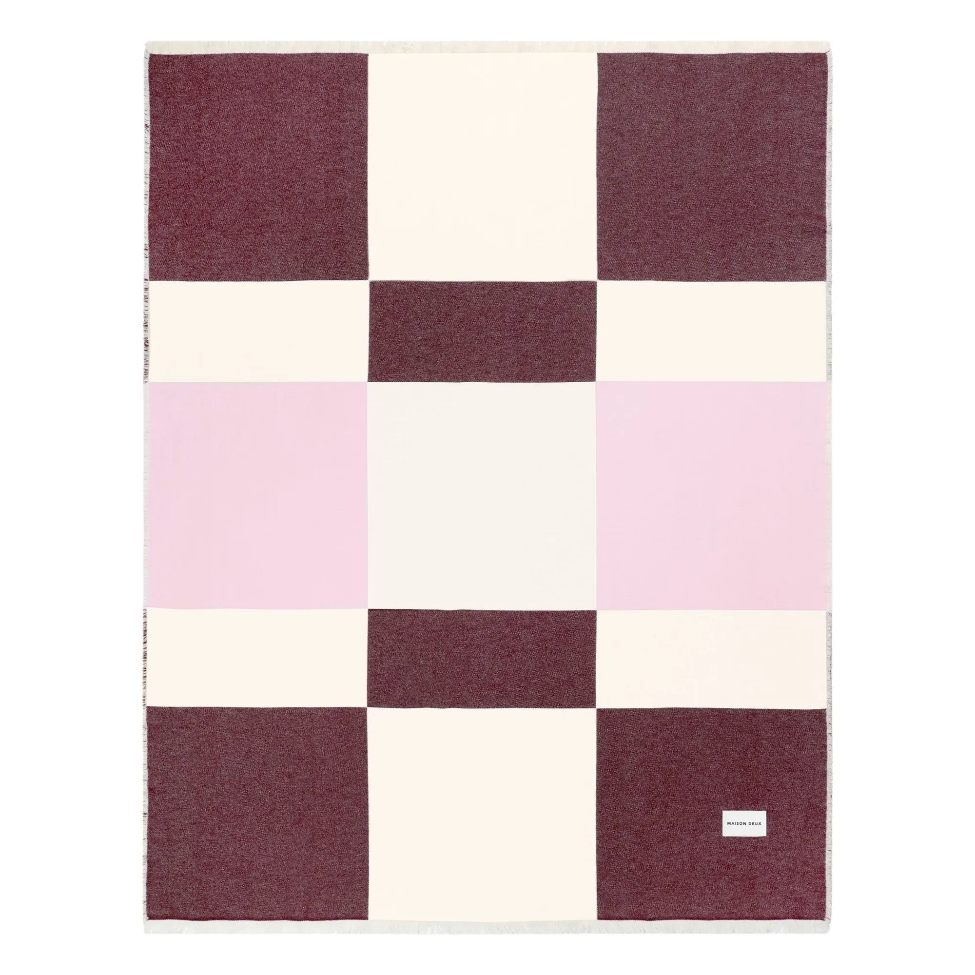 Maison Deux - Lightweight cotton blanket | Burgundy