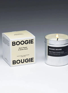Boogie Bougie - Vela de Caviar de Pimienta Negra &amp; Vainilla - 250 g