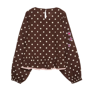 SISSEL EDELBO - Diana Bluse aus Bio-Baumwolle | Braun