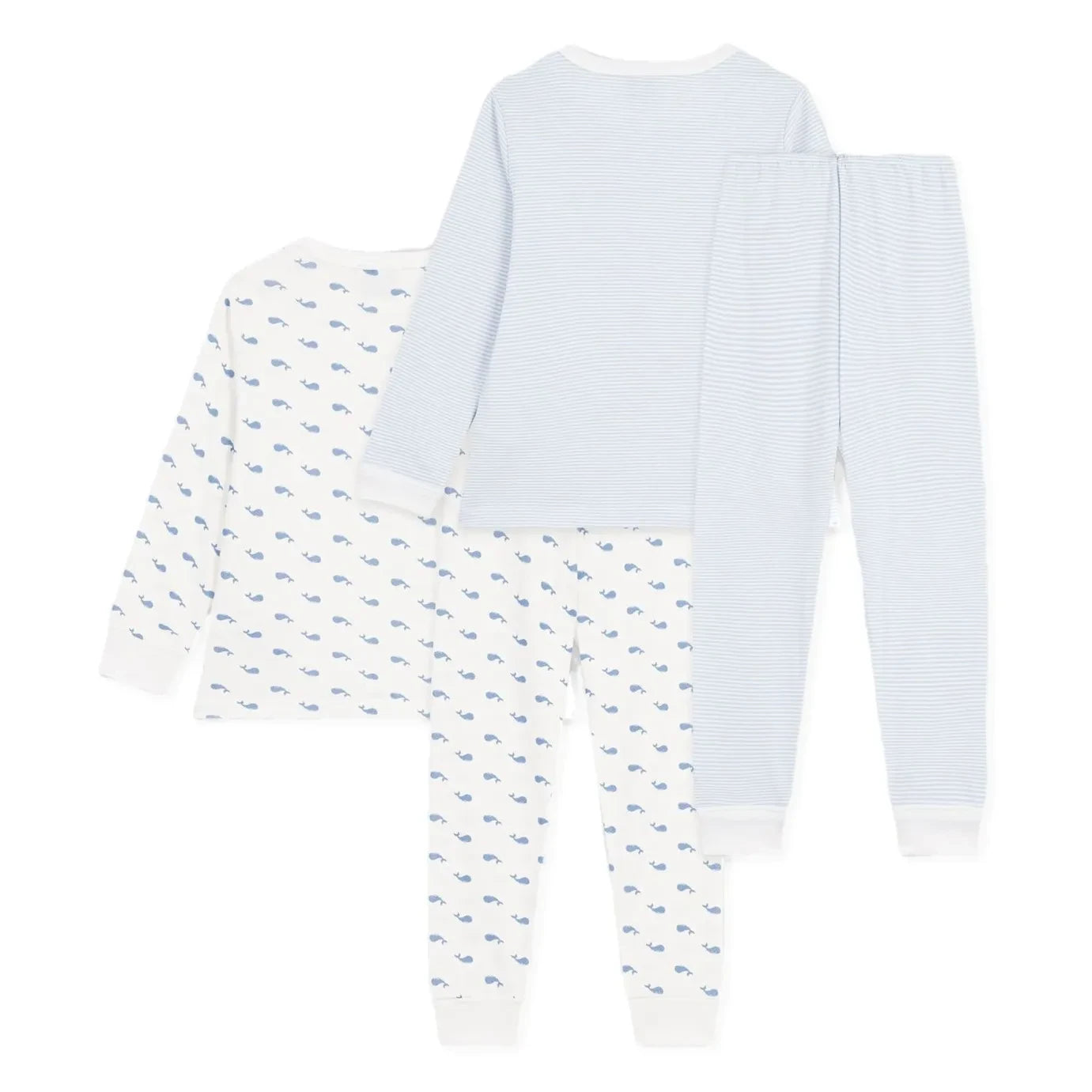 Petit Bateau - 2er-Set Wal-Pyjamas | Blau