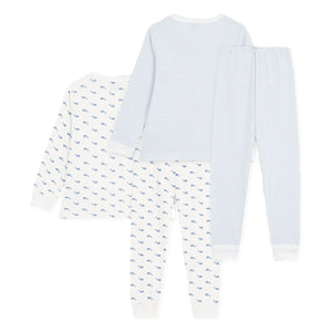 Petit Bateau - 2er-Set Wal-Pyjamas | Blau