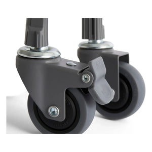 Hay - Crate Rollen für faltbare Kiste - 4er-Set | Grau