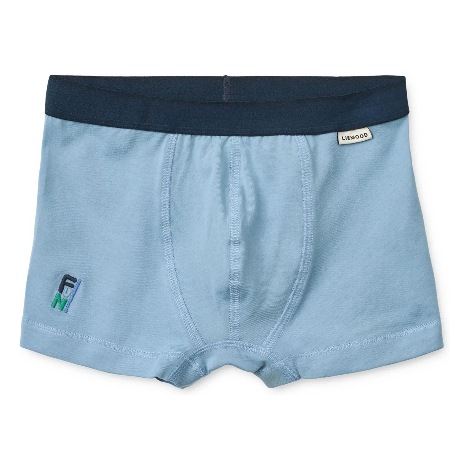 Liewood - Pack de 3 Bóxers Marvin Sport de Algodón Orgánico | Azul