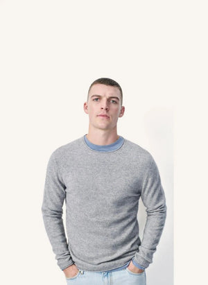 American Vintage - Ducksbay Wolle und Kaschmir Pullover | Heather grey