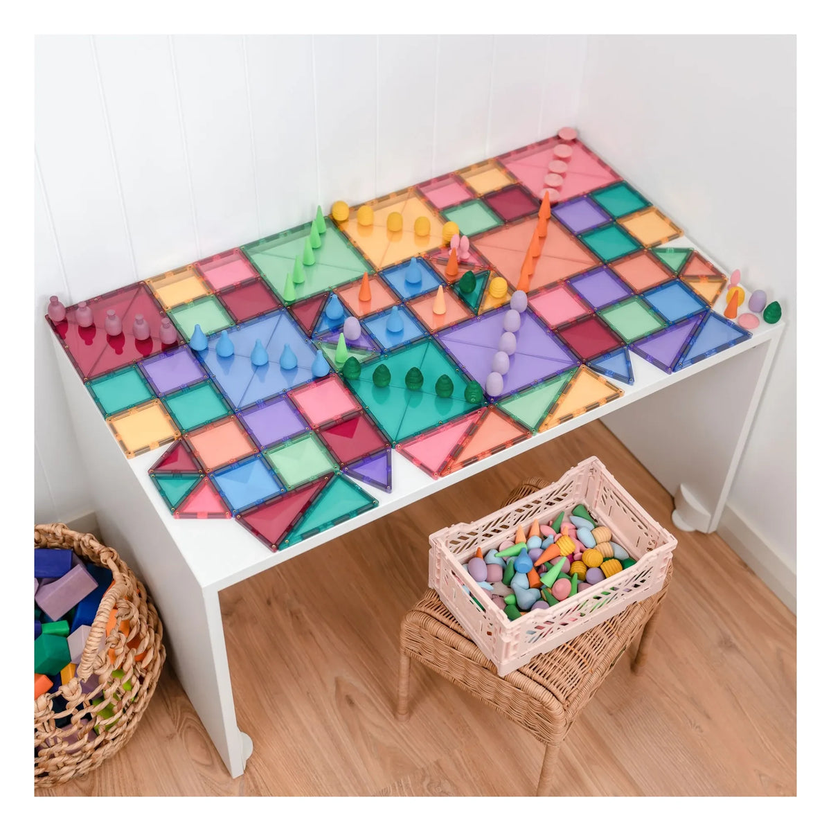 Connetix - Starter-Set - 64 Teile | Pastell