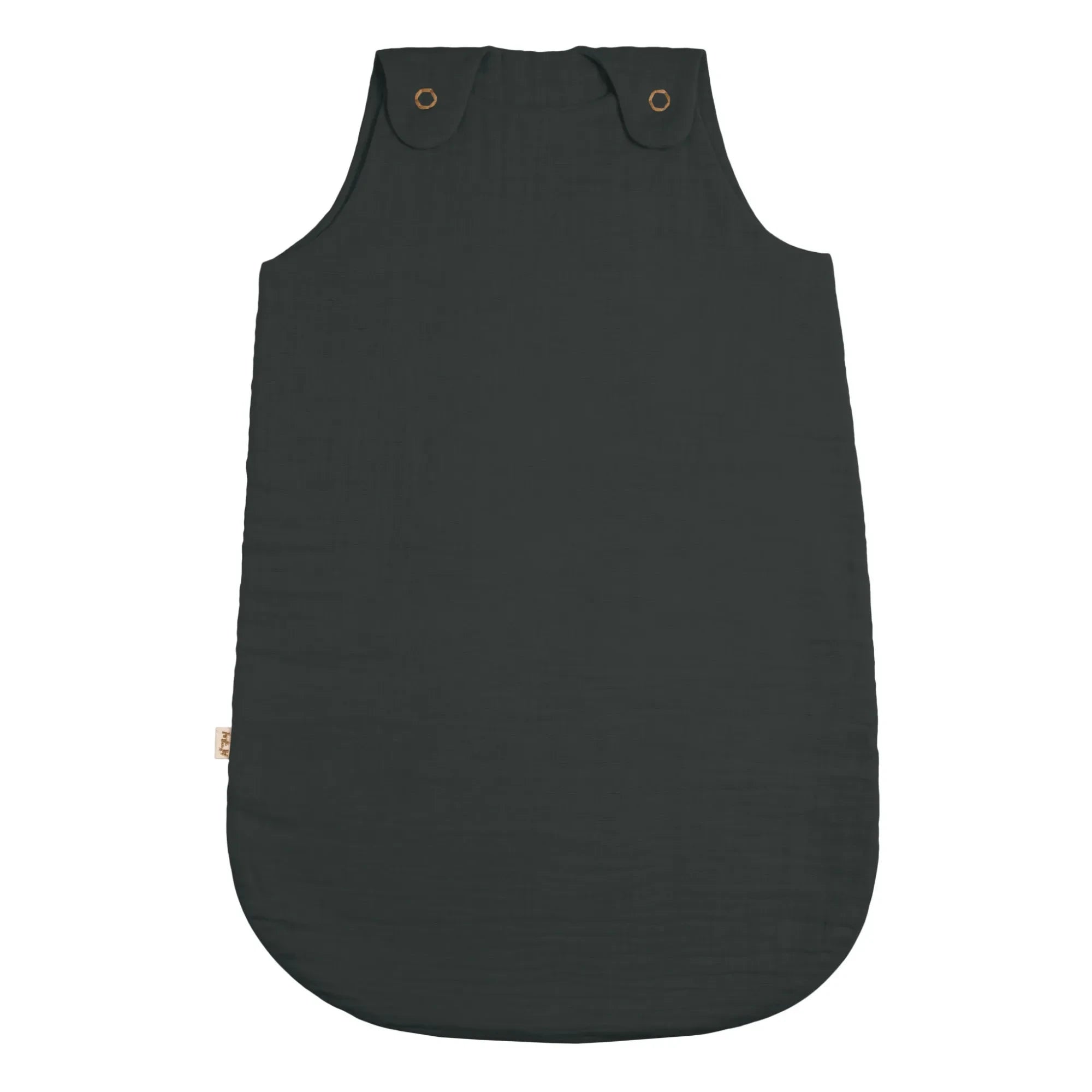Numero 74 - Light Organic Cotton Muslin Baby Sleep Sack | Dark Gray S021