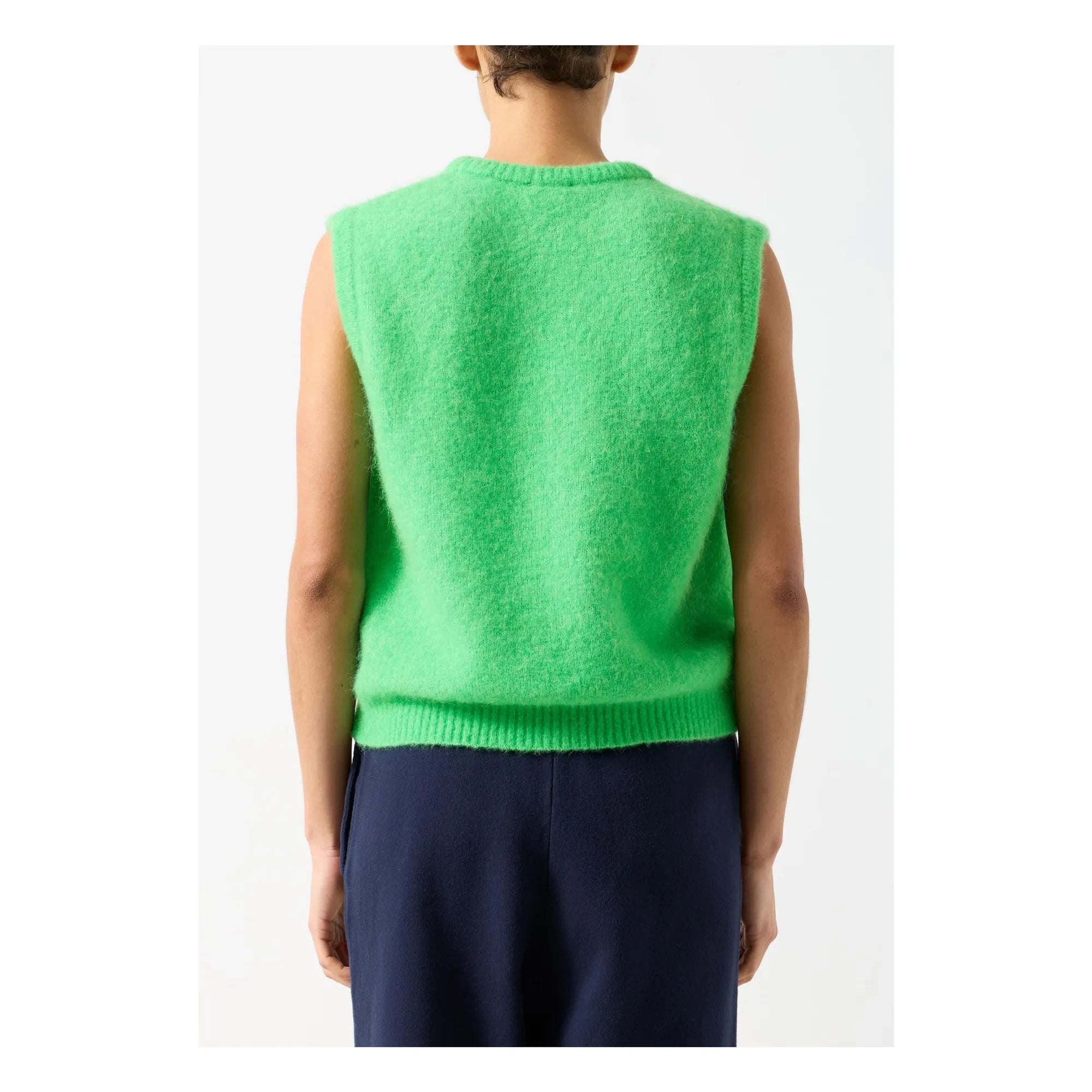 American Vintage - Vitow Wollpullover ohne Ärmel | Grün