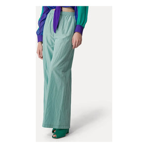 Forte Forte - Palazzo Taffeta Pants | Aqua