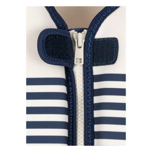 Konges Sløjd - Navy Striped Swim Vest | White