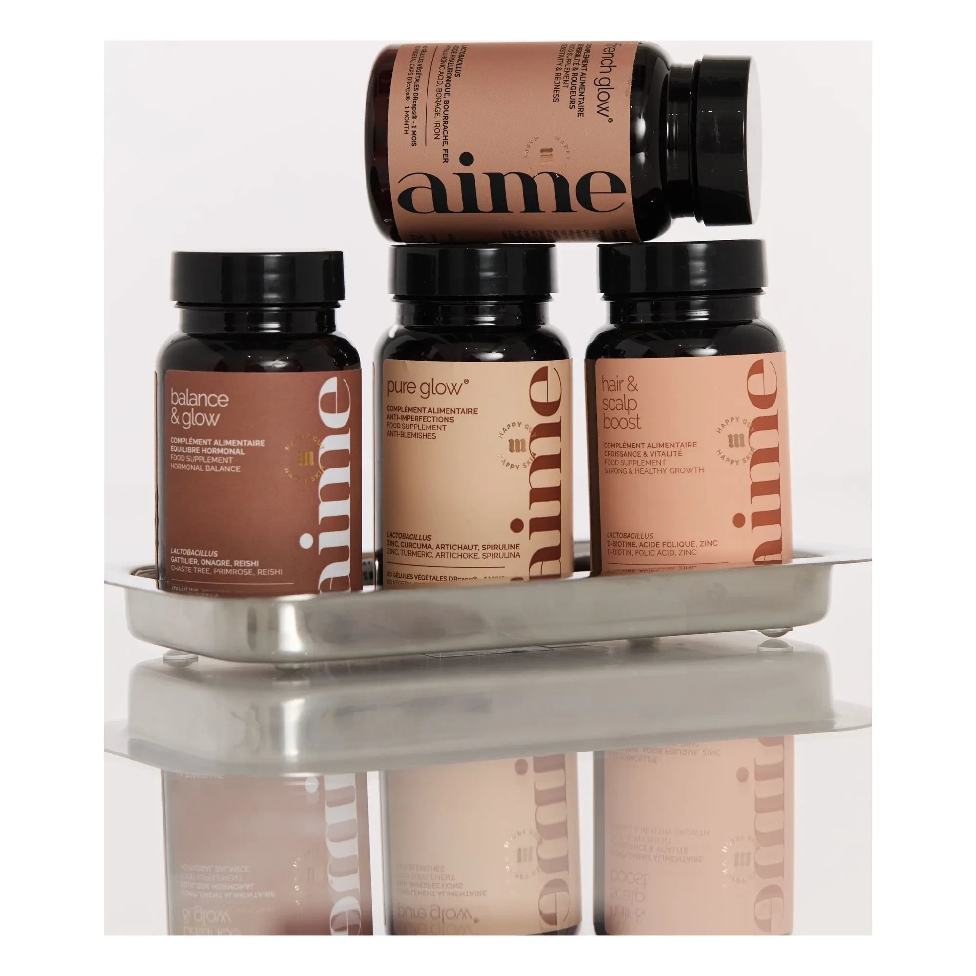 AIME - Balance & Glow Nahrungsergänzungsmittel - 60 Kapseln