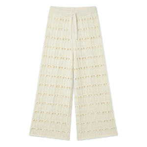 Zimmermann - Lochstrick-Hose | Weiß