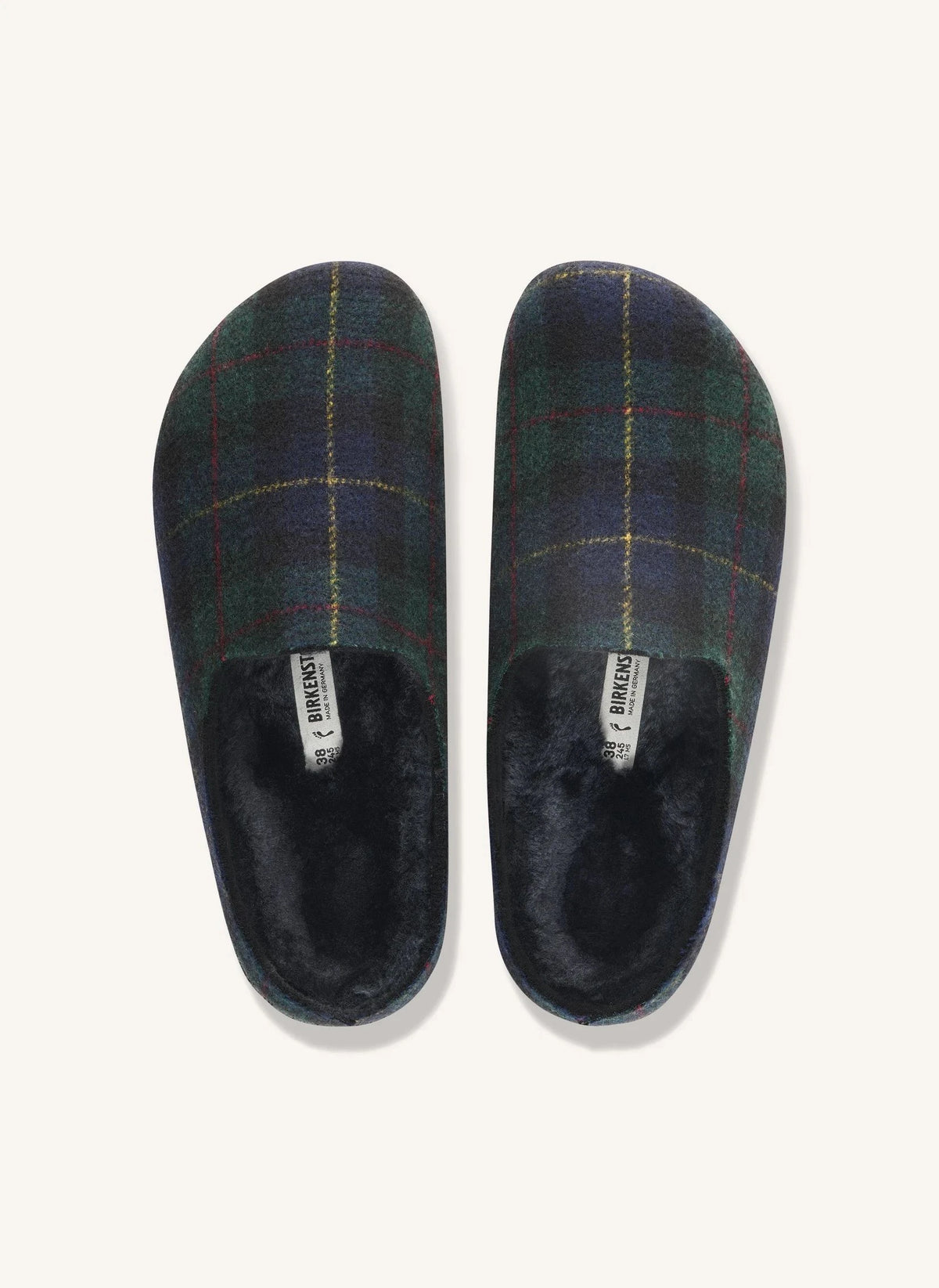 BIRKENSTOCK - Amsterdam Shearling Clogs | Dunkelgrün
