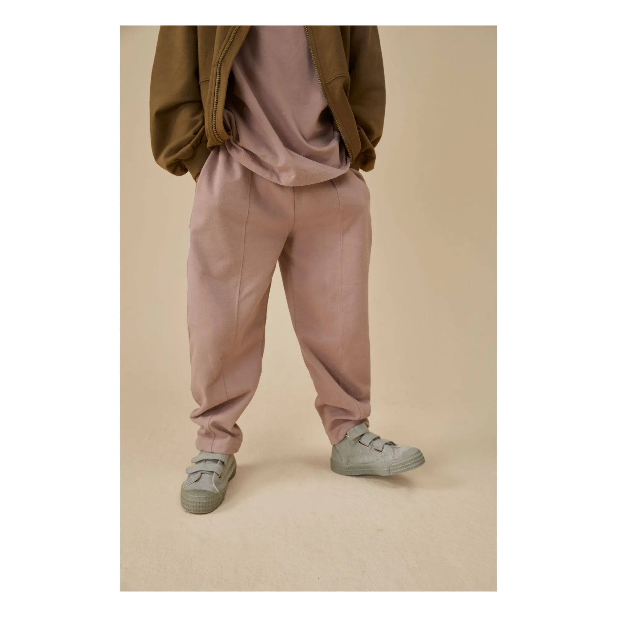 Gray Label - Jogger Barrel Organik Pamuk | Mauve